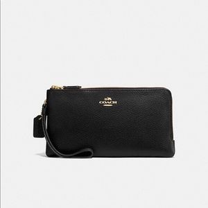 coach • double-zip wallet/wristlet